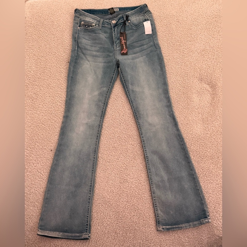 Women's Blue Boot Cut Jeans